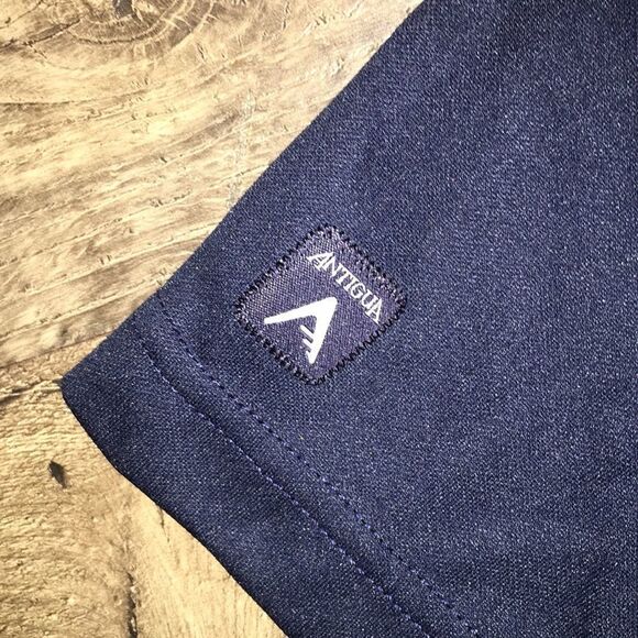 Blue NFL polyester Seattle Seahawks Antigua polo golf shirt M mens - Picture 3 of 3